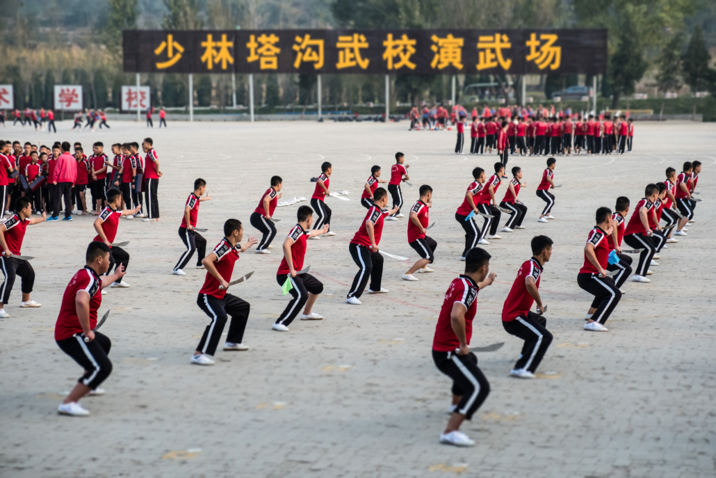 Kung-Fu Schüler in China